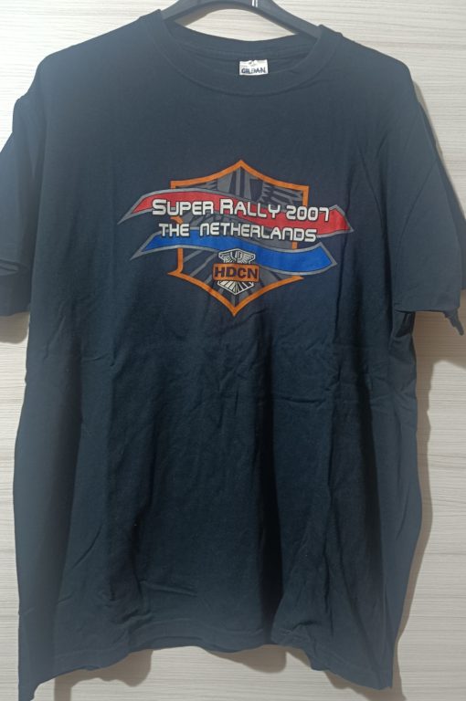 T-Shirt Harley Davidson tg XL blu scuro Super Rally 2007