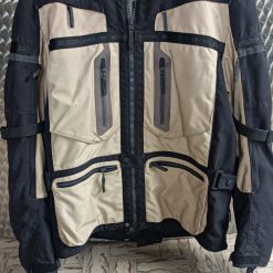 Giubbotto Moto Strada Turismo HEBO cordura nero-beige goretex tg.2XL