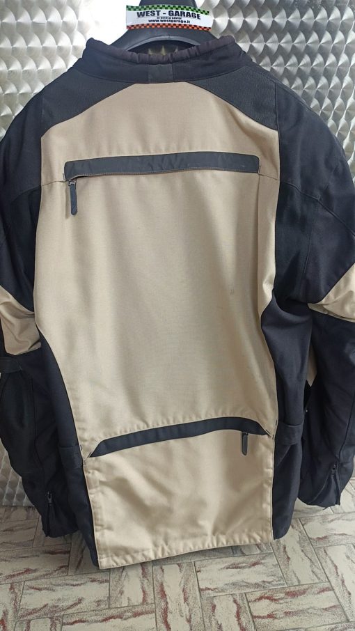 Giubbotto Moto Strada Turismo HEBO cordura nero-beige goretex tg.2XL - immagine 2