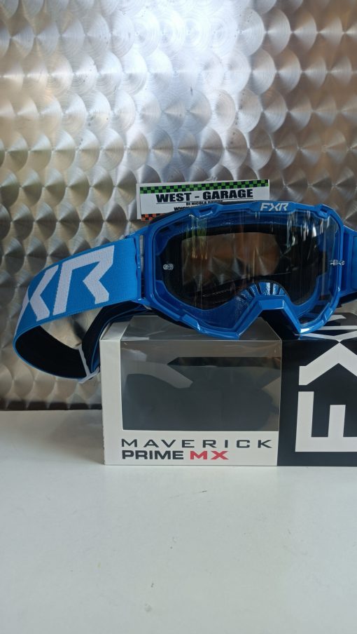 Mascherina moto Cross FXR MAVERICH PRIME MX blu