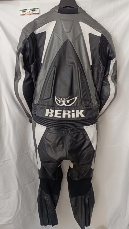 Tuta Moto Strada divisibile pelle BERIK traforata tg 52 - immagine 2