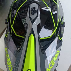 Alternative view of Casco Moto Cross ACERBIS Helmet Linear 22.06 nero-giallo fluo lucido